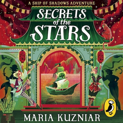 The Ship of Shadows: Secrets of the Stars – omslag til lydbogen af Maria Kuzniar