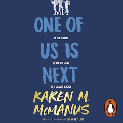 One of Us Is Next – omslag til lydbogen af Karen M. McManus