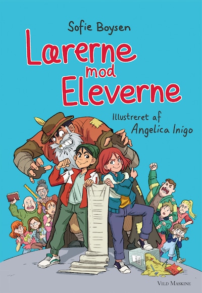 Lærerne mod eleverne – omslag til lydbogen af Sofie Boysen