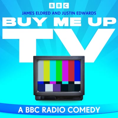 Buy Me Up TV – omslag til lydbogen af Justin Edwards, James Eldred