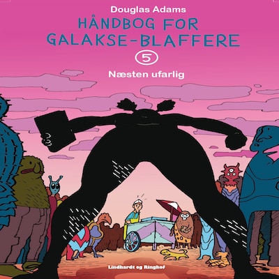 Næsten ufarlig – omslag til lydbogen af Douglas Adams