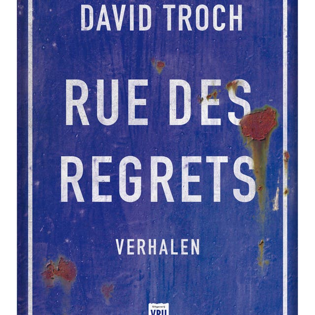 Rue des Regrets – omslag van het luisterboek van David Troch