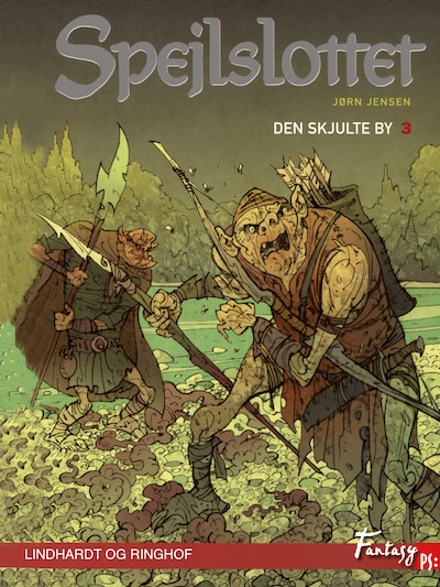 Den skjulte by – omslag til lydbogen af Jørn Jensen