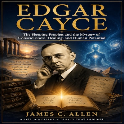Edgar Cayce – omslag van het luisterboek van James C. Allen