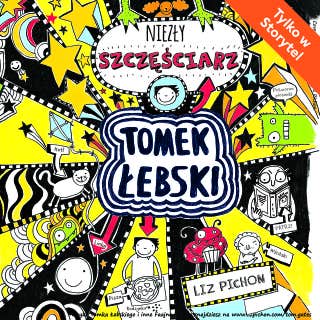 Tomek Łebski - niezły szczęściarz – okładka audiobooka, autor Liz Pichon