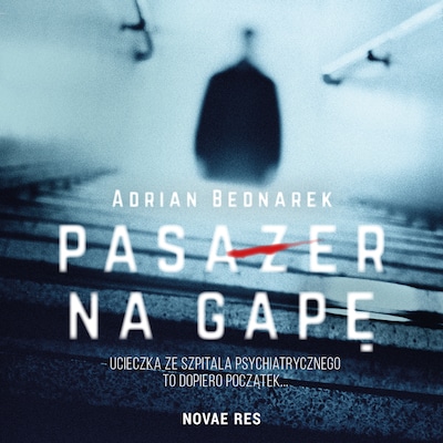 Pasażer na gapę – okładka audiobooka, autor Adrian Bednarek