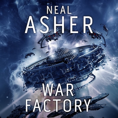 War Factory – omslag til lydbogen af Neal Asher