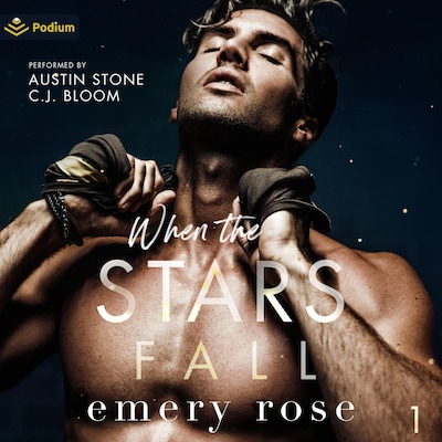 When the Stars Fall – omslag til lydbogen af Emery Rose