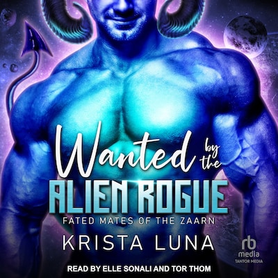 Wanted by the Alien Rogue – omslag til lydbogen af Krista Luna