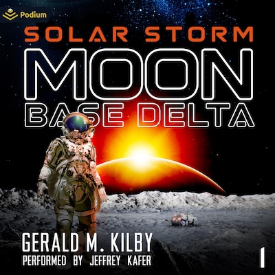 Solar Storm – omslag til lydbogen af Gerald M. Kilby
