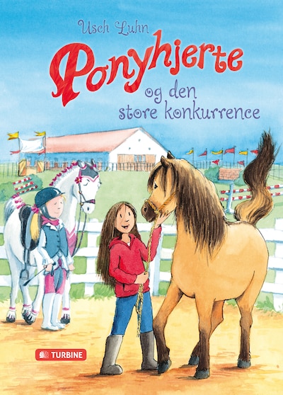Ponyhjerte og den store konkurrence – omslag til lydbogen af Usch Luhn