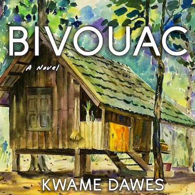 Bivouac – omslag til lydbogen af Kwame Dawes