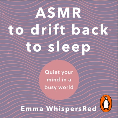 ASMR to Drift Back to Sleep – omslag til lydbogen af Emma WhispersRed