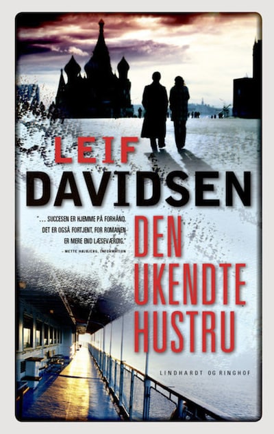 Den ukendte hustru – omslag til lydbogen af Leif Davidsen