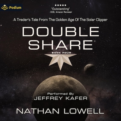 Double Share – omslag til lydbogen af Nathan Lowell