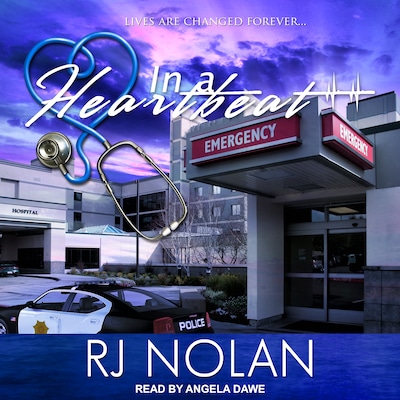 In A Heartbeat – omslag til lydbogen af RJ Nolan