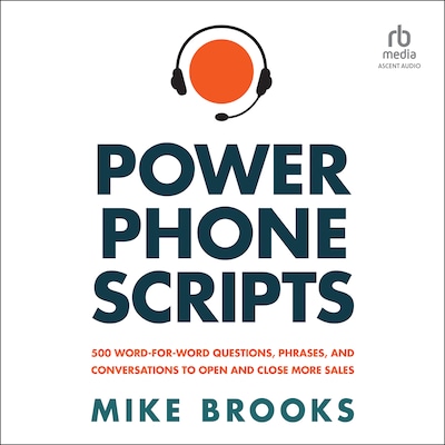 Power Phone Scripts – omslag til lydbogen af Mike Brooks