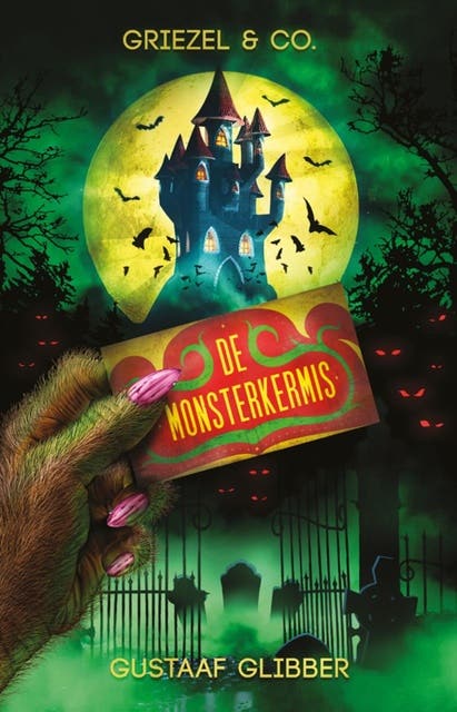 De monsterkermis – omslag van het luisterboek van Gustaaf Glibber