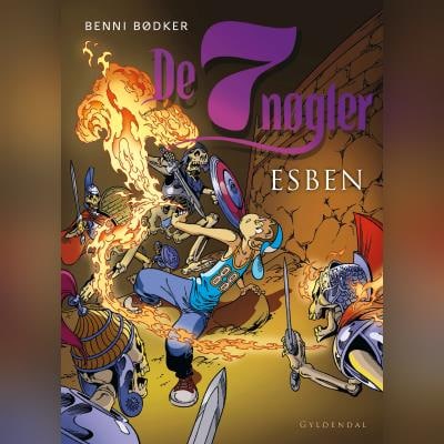 De syv nøgler - Esben – omslag til lydbogen af Benni Bødker