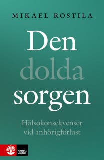 Den dolda sorgen : hälsokonsekvenser vid anhörigförlust – omslag till ljudboken av Mikael Rostila