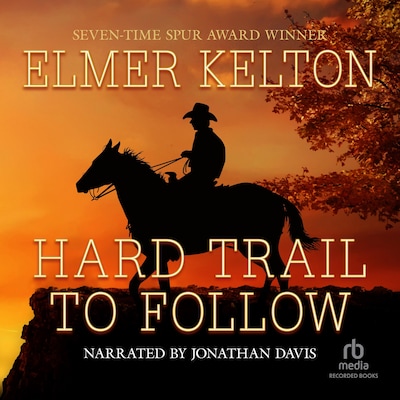 Hard Trail to Follow – omslag til lydbogen af Elmer Kelton