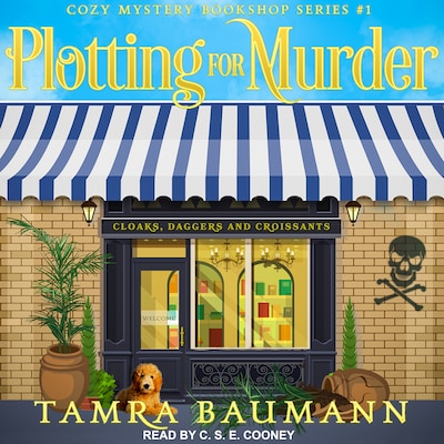 Plotting for Murder – omslag til lydbogen af Tamra Baumann