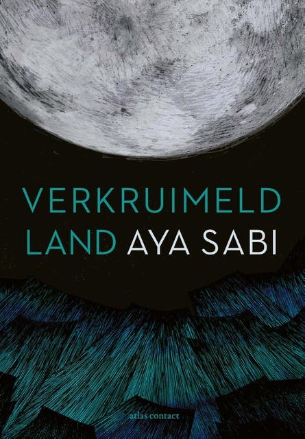Verkruimeld land – omslag van het luisterboek van Aya Sabi