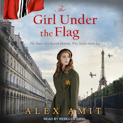 The Girl Under the Flag – omslag til lydbogen af Alex Amit