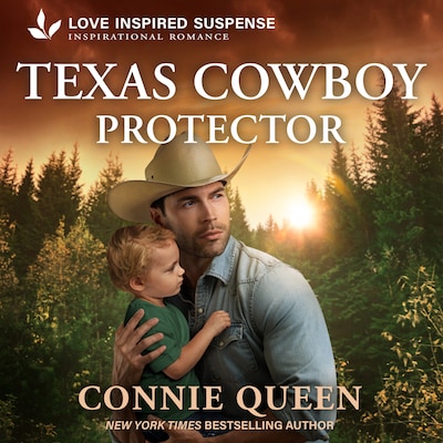 Texas Cowboy Protector – omslag til lydbogen af Connie Queen