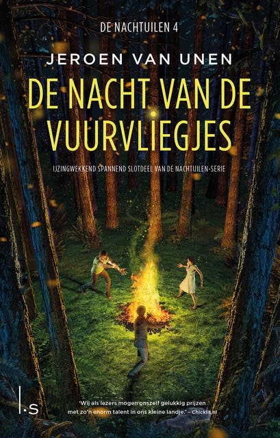 De nacht van de vuurvliegjes – omslag van het luisterboek van Jeroen van Unen