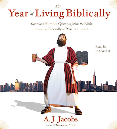 The Year of Living Biblically – okładka audiobooka, autor A. J. Jacobs