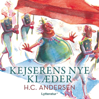 Kejserens nye klæder – omslag til lydbogen af H. C. Andersen
