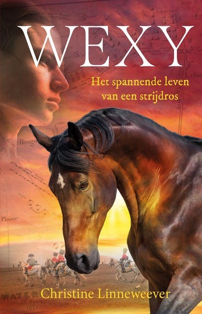 Wexy, het spannende ­leven van een strijdros – omslag van het luisterboek van Christine Linneweever