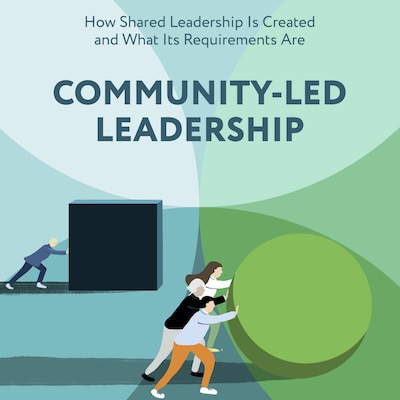 Community-Led Leadership : How Shared Leadership Is Created and What Its Requirements Are – omslag til lydbogen af Karl-Johan Spiik