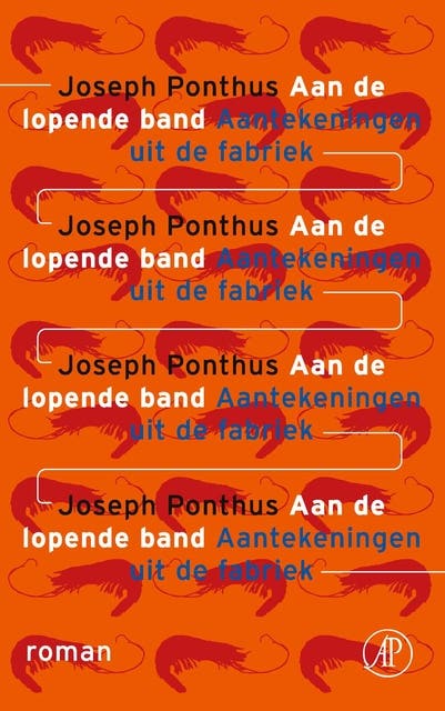 Aan de lopende band: Aantekeningen uit de fabriek – omslag van het luisterboek van Joseph Ponthus