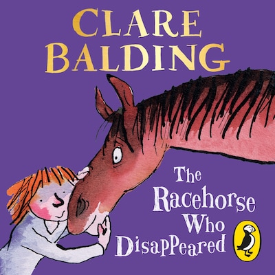 The Racehorse Who Disappeared – omslag til lydbogen af Clare Balding