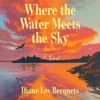 Where The Water Meets The Sky – omslag til lydbogen af Diane Les Becquets