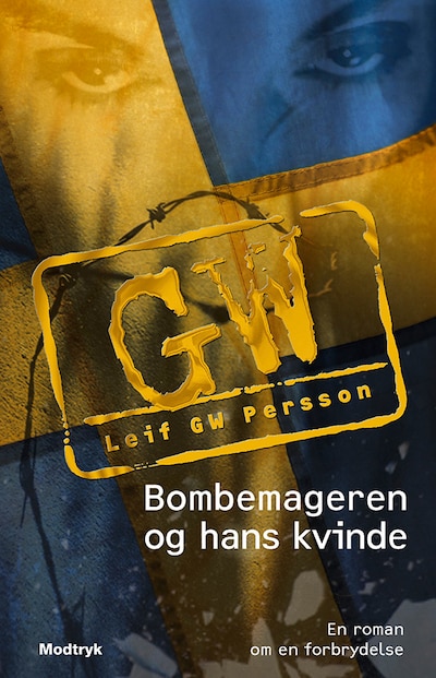 Bombemageren og hans kvinde – omslag til lydbogen af Leif G. W. Persson