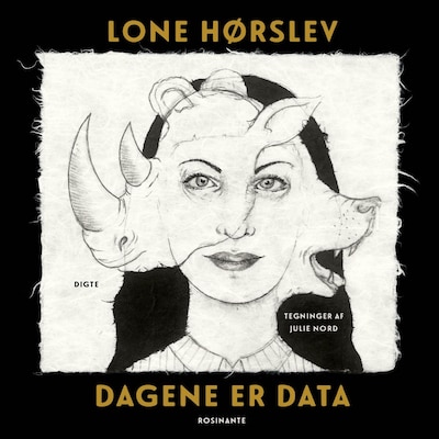 Dagene er data – omslag til lydbogen af Lone Hørslev