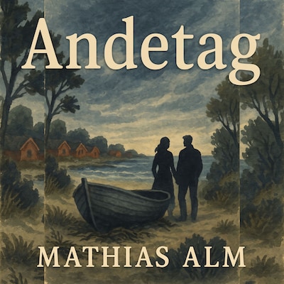 Andetag – omslag till ljudboken av Mathias Alm