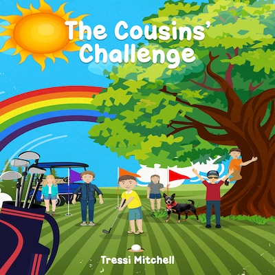 The Cousins’ Challenge – omslag til lydbogen af Tressi Mitchell
