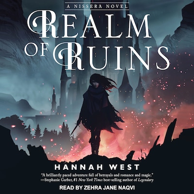 Realm of Ruins – omslag til lydbogen af Hannah West