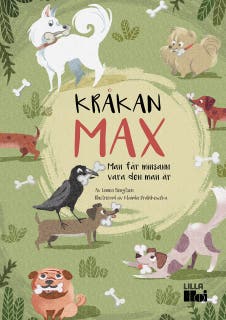 Kråkan Max - Man får minsann vara den man är – omslag till ljudboken av Linnea Bengtson