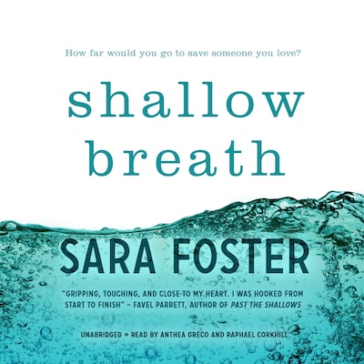 Shallow Breath – omslag til lydbogen af Sara Foster