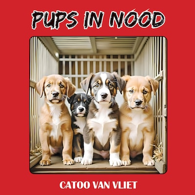 Pups in nood – omslag van het luisterboek van Catoo van Vliet