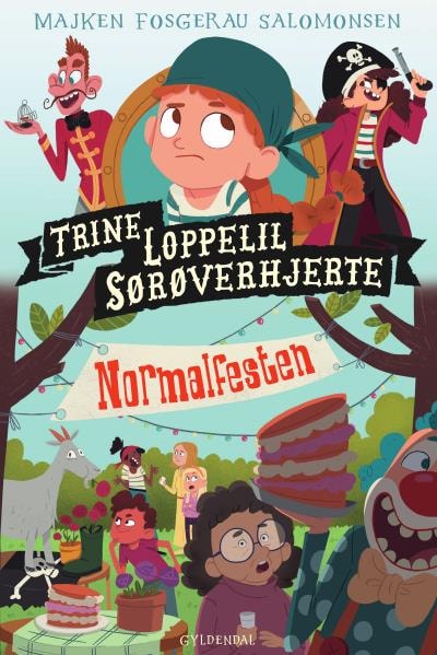 Trine Loppelil Sørøverhjerte – omslag til lydbogen af Majken Fosgerau Salomonsen