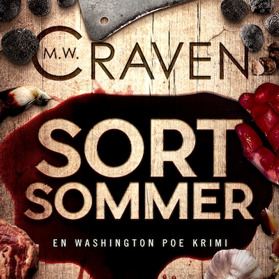 Sort sommer – omslag til lydbogen af M. W. Craven