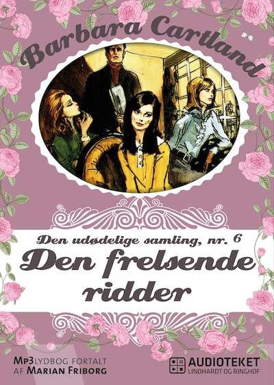 Den frelsende ridder – omslag til lydbogen af Barbara Cartland