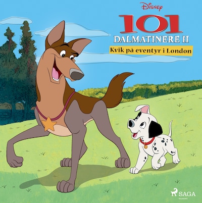 101 Dalmatinere II - Kvik på eventyr i London – omslag til lydbogen af Disney