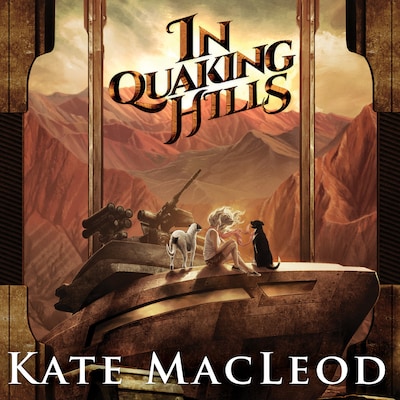 In Quaking Hills – omslag til lydbogen af Kate MacLeod